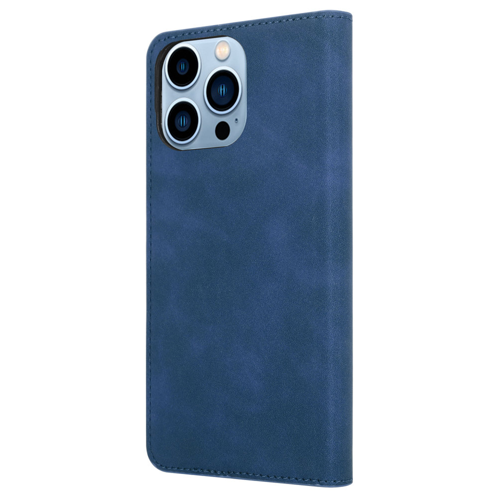 Coverzs Coverzs iPhone 14 Pro Max Luxe bookcase (blauw) Coverzs Coverzs iPhone 14 Pro Max Luxe bookcase (blauw)