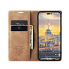 CaseMe CaseMe iPhone 14 Pro bookcase (coffee) CaseMe CaseMe iPhone 14 Pro bookcase (coffee)