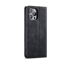 CaseMe iPhone 14 Pro bookcase (zwart) CaseMe iPhone 14 Pro bookcase (zwart)
