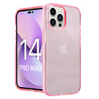 ShieldCase® ShieldCase iPhone 14 Pro Max TPU Glitter case (roze)