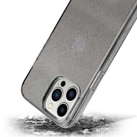 ShieldCase® ShieldCase iPhone 14 Pro Max TPU Glitter case (zwart) ShieldCase® ShieldCase iPhone 14 Pro Max TPU Glitter case (zwart)
