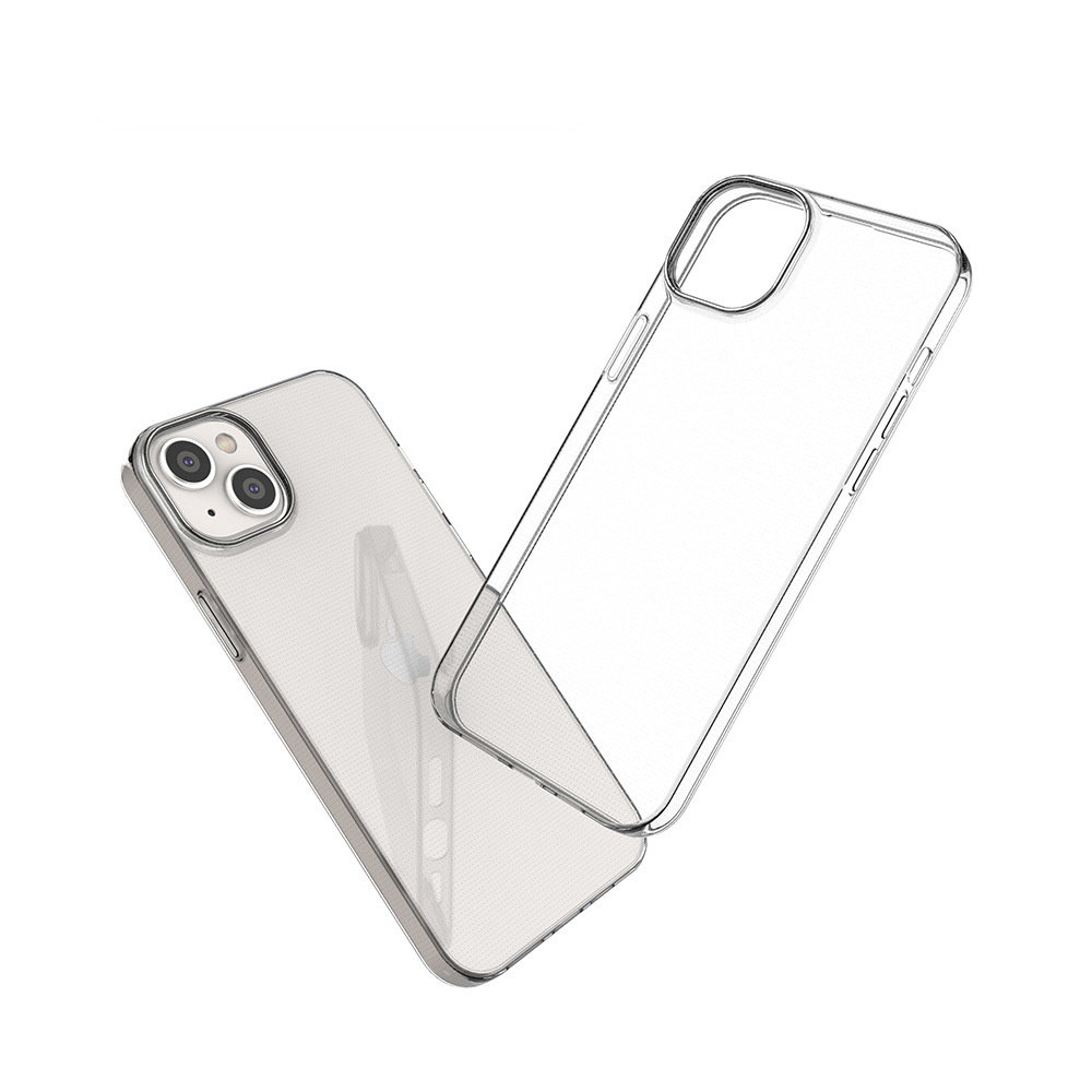 Ceezs Ceezs iPhone 14 Plus ultra thin siliconen hoesje (transparant)