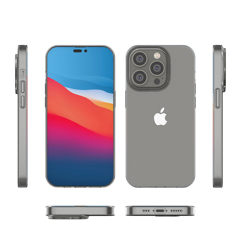 Ceezs Ceezs iPhone 14 Pro ultra thin siliconen hoesje transparant