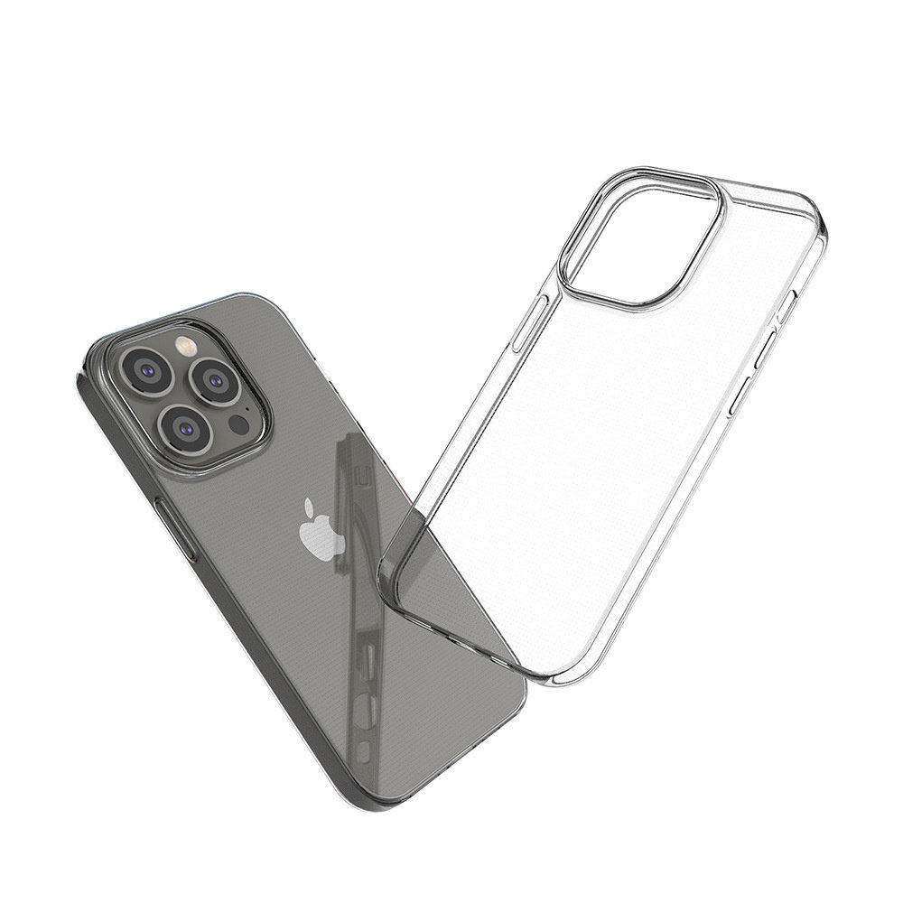 Ceezs Ceezs iPhone 14 Pro ultra thin siliconen hoesje transparant