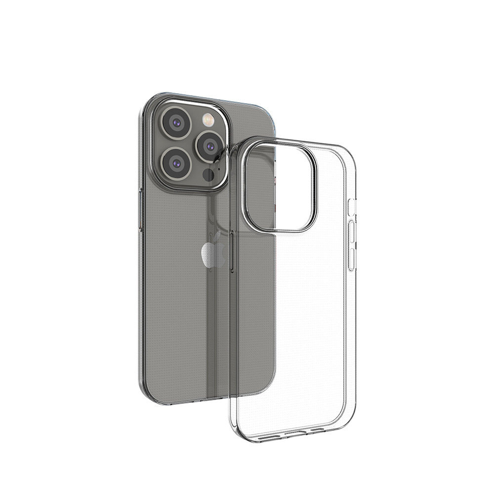 Ceezs Ceezs iPhone 14 Pro ultra thin siliconen hoesje transparant