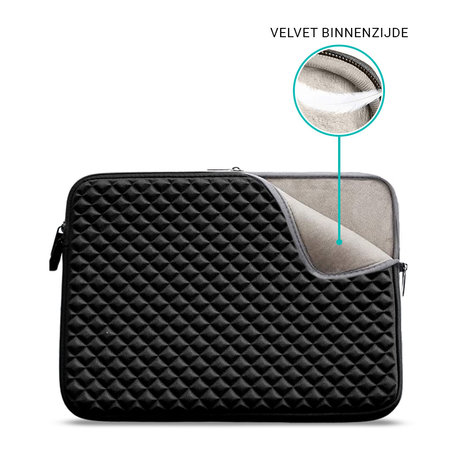 Geweldig paspoort indruk Coverzs Diamond Laptophoes 15.6 inch (zwart) - Phone-Factory