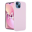 Coverzs Coverzs Luxe Liquid Silicone case iPhone 14 (roze)