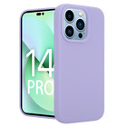 Coverzs Coverzs Luxe Liquid Silicone case iPhone 14 Pro (paars)