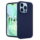 Coverzs Coverzs Luxe Liquid Silicone case iPhone 14 Pro (royaal blauw)