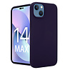 Coverzs Coverzs Luxe Liquid Silicone case iPhone 14 Plus (navy blauw) Coverzs Coverzs Luxe Liquid Silicone case iPhone 14 Plus (navy blauw)