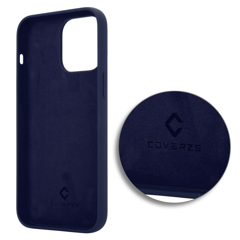 Coverzs Coverzs Luxe Liquid Silicone case iPhone 14 Pro Max (royaal blauw)