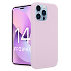 Coverzs Coverzs Luxe Liquid Silicone case iPhone 14 Pro Max (roze)