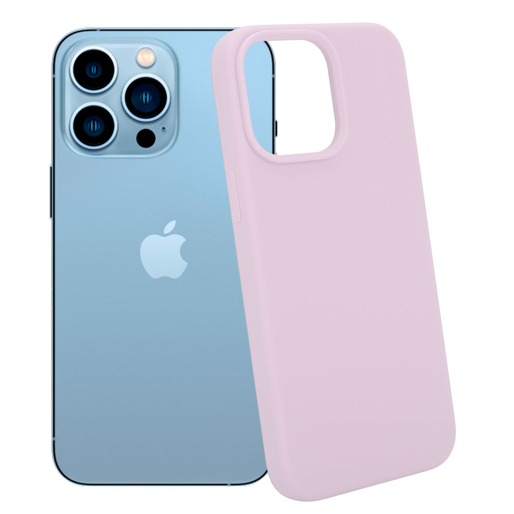 Coverzs Coverzs Luxe Liquid Silicone case iPhone 14 Pro Max (roze)