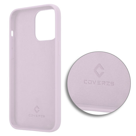 Coverzs Coverzs Luxe Liquid Silicone case iPhone 14 Pro Max (roze)