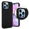 Coverzs Coverzs Luxe Liquid Silicone case iPhone 14 Pro Max (zwart) Coverzs Coverzs Luxe Liquid Silicone case iPhone 14 Pro Max (zwart)