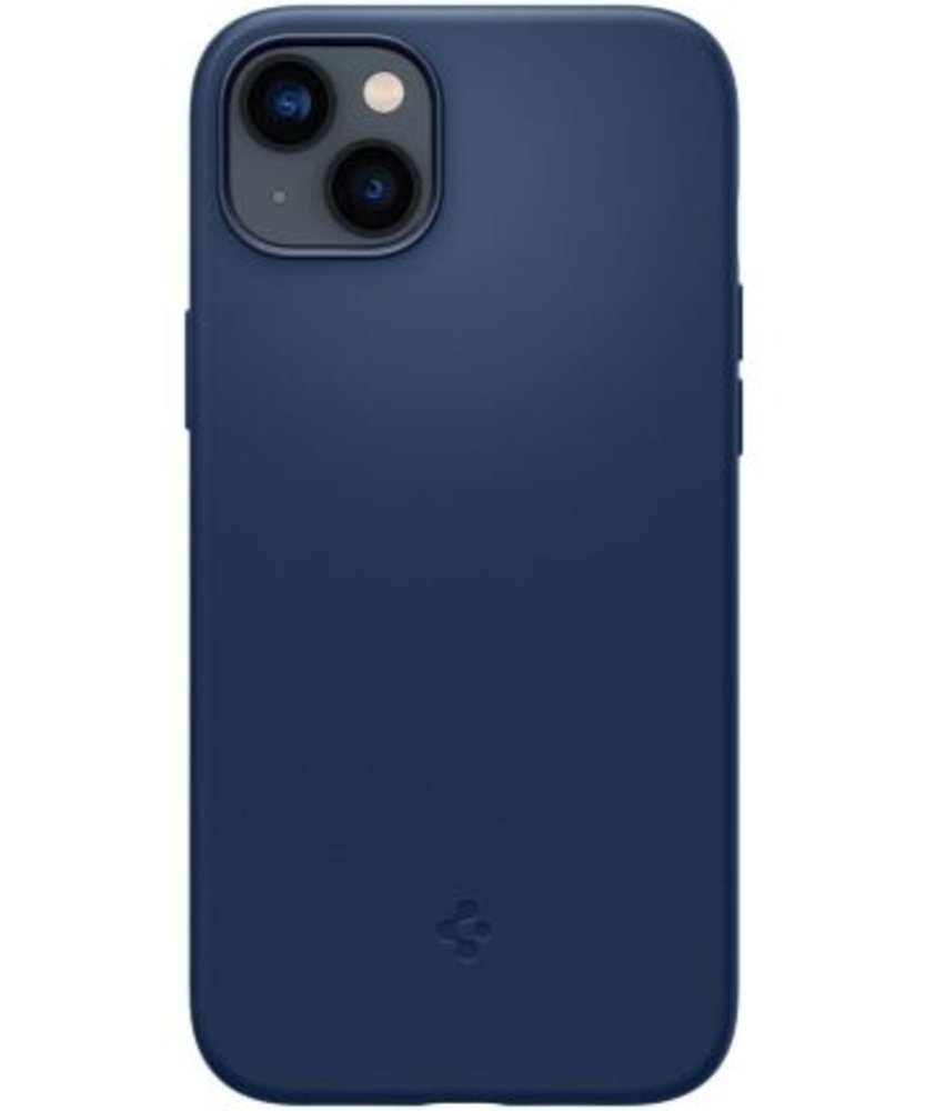 Spigen Spigen iPhone 14 Plus siliconen Fit MagSafe hoesje (blauw)
