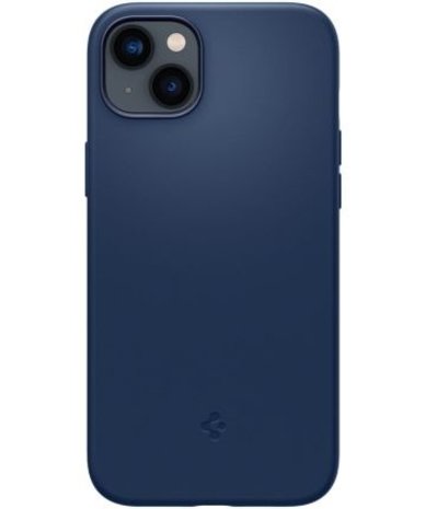 Spigen Spigen iPhone 14 Plus siliconen Fit MagSafe hoesje (blauw)