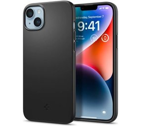 Spigen Spigen iPhone 14 Plus Thin Fit hoesje (zwart) Spigen Spigen iPhone 14 Plus Thin Fit hoesje (zwart)