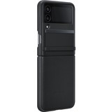 Samsung Samsung Flip 4 leren cover (zwart)
