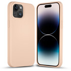 Coverzs Coverzs Solid silicone case iPhone 14 Plus (zacht roze)