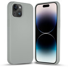 Coverzs Coverzs Solid silicone case iPhone 14 Plus (grijs)