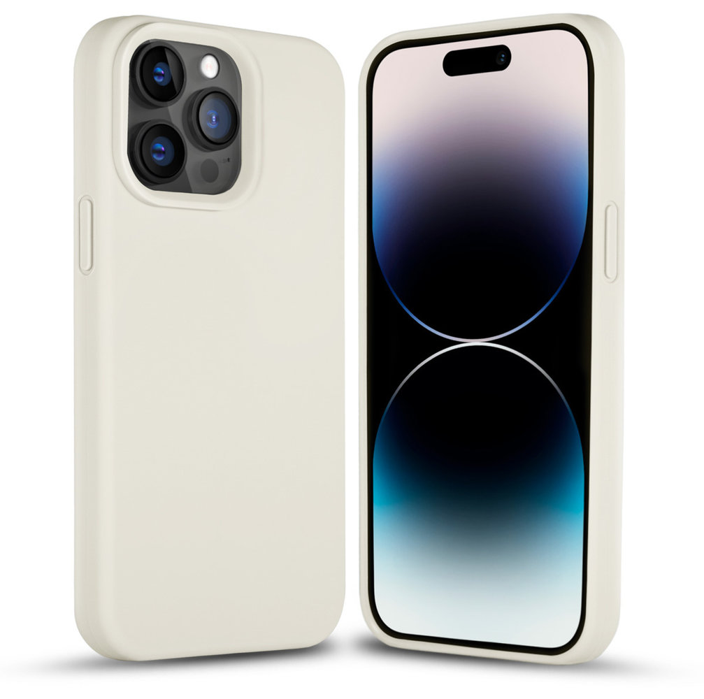 Coverzs Coverzs Solid silicone case iPhone 14 Pro (zand)