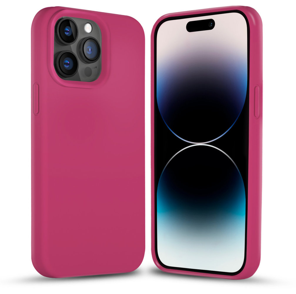Coverzs Coverzs Solid silicone case iPhone 14 Pro (rosé)