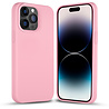 Coverzs Coverzs Solid silicone case iPhone 14 Pro Max (roze)