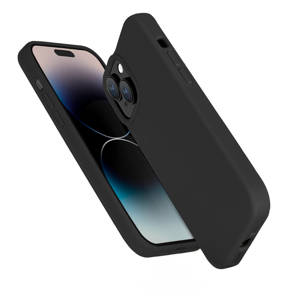 Coverzs Coverzs Solid silicone case iPhone 14 (zwart)
