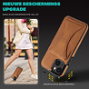 ShieldCase® ShieldCase iPhone 13 leren hoesje met standaard en pashouder (bruin) ShieldCase® ShieldCase iPhone 13 leren hoesje met standaard en pashouder (bruin)