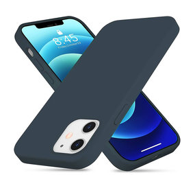 ShieldCase® Silicone case iPhone 12 Mini - 5.4 inch (blauw)