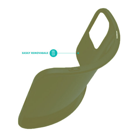 Ceezs Ceezs iPhone 13 hoesje siliconen (lichtgroen)