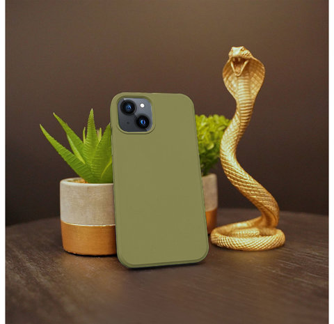 Ceezs Ceezs iPhone 13 hoesje siliconen (lichtgroen)