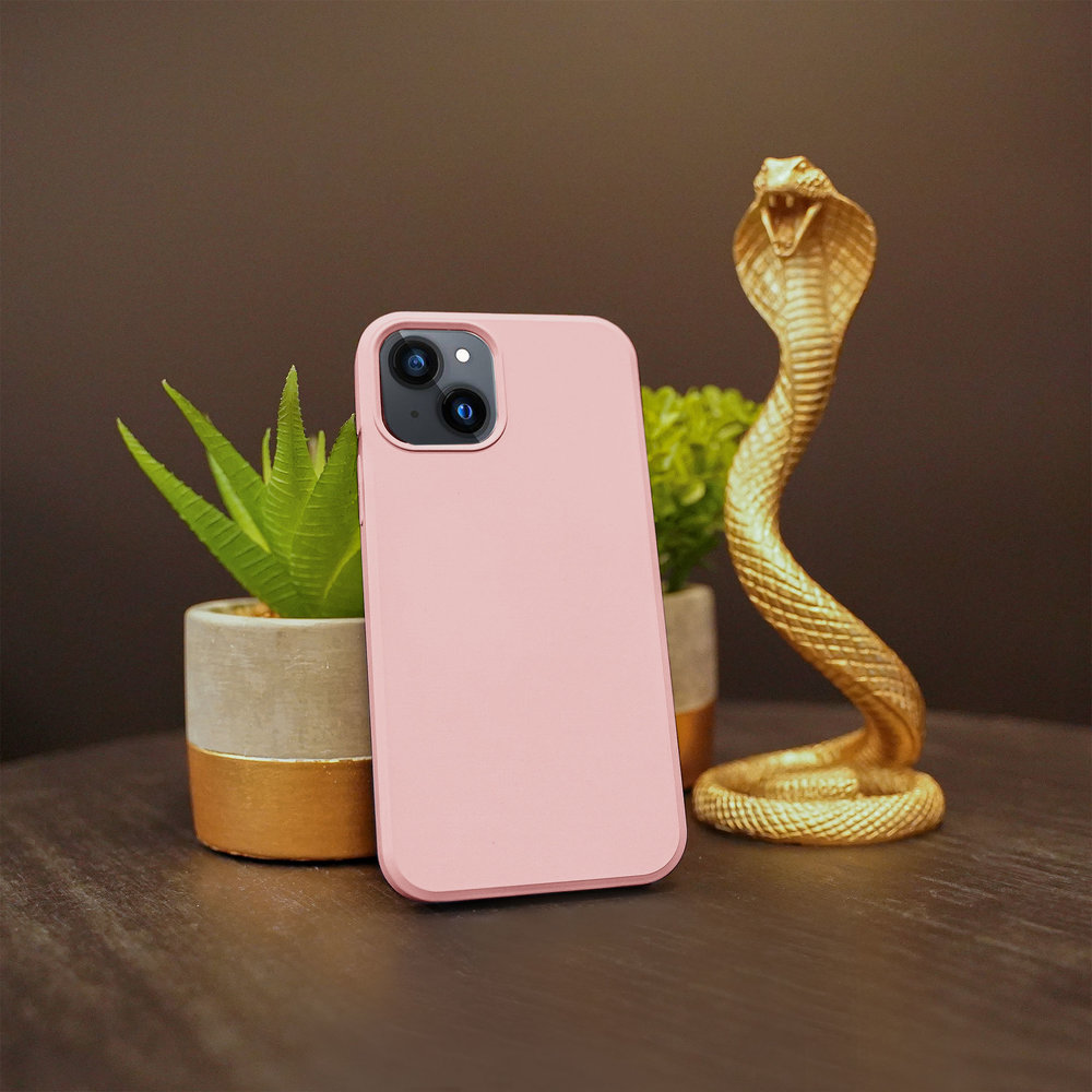 Ceezs Ceezs iPhone 13 hoesje siliconen (roze)