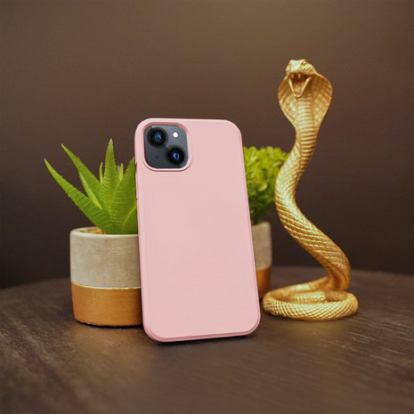 Ceezs Ceezs iPhone 13 hoesje siliconen (roze)