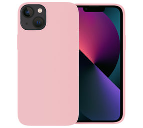 Ceezs iPhone 13 hoesje siliconen (roze)