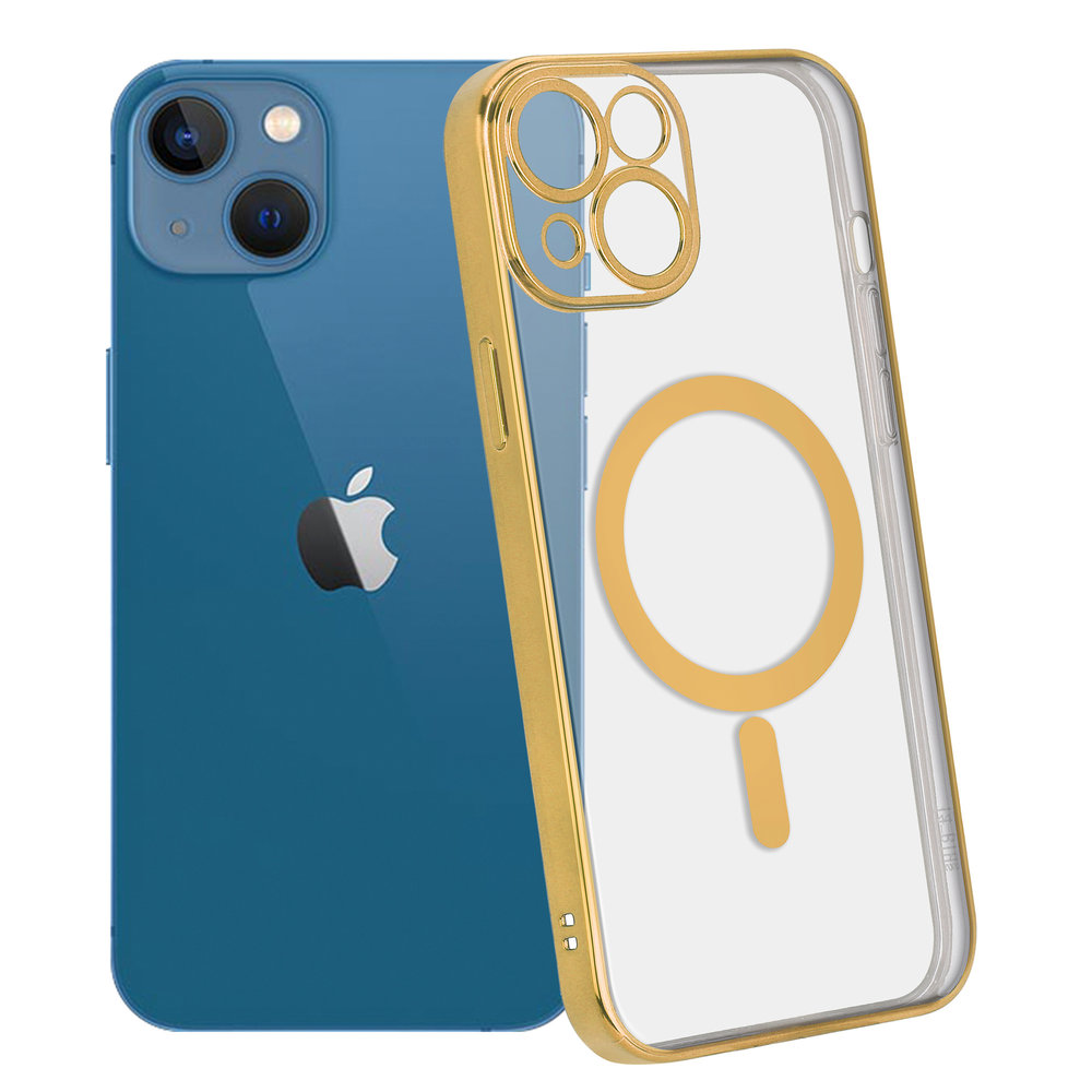 iPhone 13 hoesje Magsafe metal coating (goud) - Phone-Factory