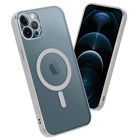 ShieldCase® ShieldCase iPhone 11 Pro hoesje transparant Magsafe metal coating (zilver) ShieldCase® ShieldCase iPhone 11 Pro hoesje transparant Magsafe metal coating (zilver)