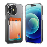 ShieldCase® iPhone 11 hoesje Card Holder TPU (transparant) ShieldCase® iPhone 11 hoesje Card Holder TPU (transparant)