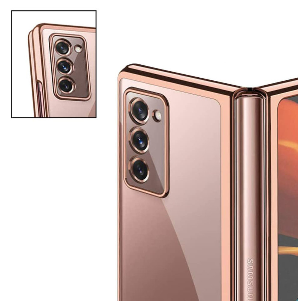 ShieldCase® ShieldCase Samsung Galaxy Z Fold 4 hoesje metallic (rosegoud) ShieldCase® ShieldCase Samsung Galaxy Z Fold 4 hoesje metallic (rosegoud)