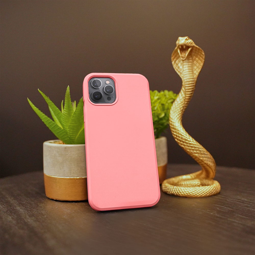 Ceezs Ceezs iPhone 13 hoesje siliconen (knalroze)