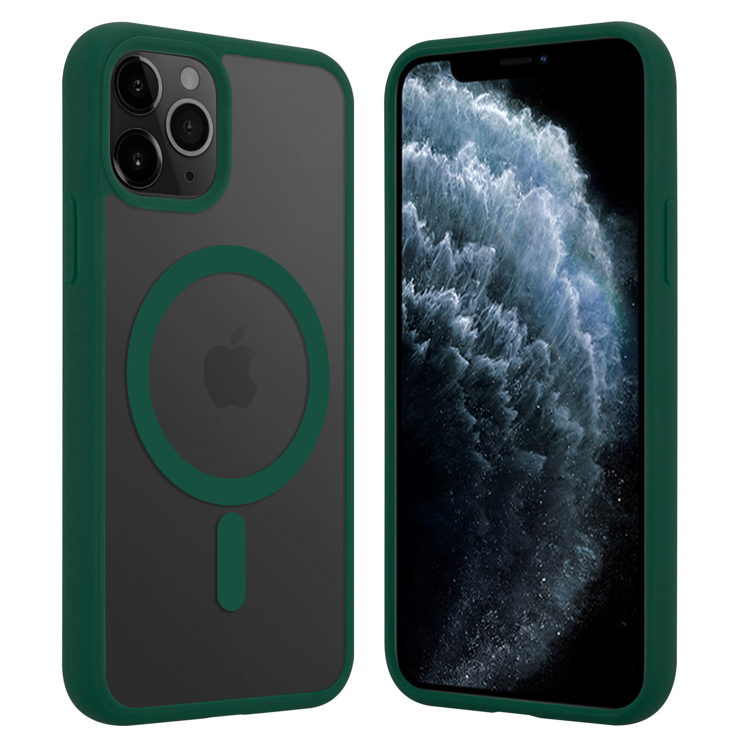 Apple iPhone 11 グリーン 本体　&magsafe case スリムプロテクションケース for Apple iPhone 11［ 「ザ