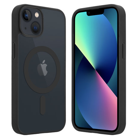 ShieldCase® ShieldCase iPhone 13 Magsafe hoesje transparant gekleurde rand (zwart) ShieldCase® ShieldCase iPhone 13 Magsafe hoesje transparant gekleurde rand (zwart)