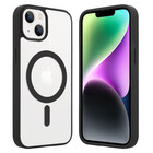ShieldCase® ShieldCase iPhone 14 Magsafe hoesje transparant gekleurde rand (zwart)
