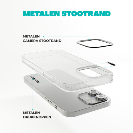 Coverzs Coverzs iPhone 11 hard case met metalen camera bumper (zwart) Coverzs Coverzs iPhone 11 hard case met metalen camera bumper (zwart)