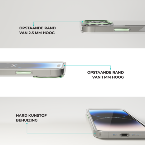 Coverzs Coverzs iPhone 11 hard case met metalen camera bumper (groen) Coverzs Coverzs iPhone 11 hard case met metalen camera bumper (groen)