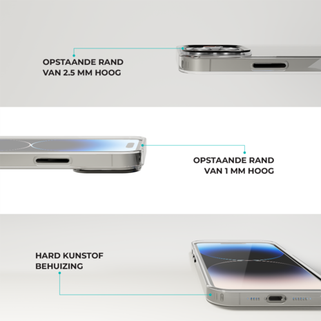 Coverzs Coverzs iPhone 12 hard case met metalen camera bumper (zwart) Coverzs Coverzs iPhone 12 hard case met metalen camera bumper (zwart)