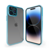 Coverzs Coverzs iPhone 12 Pro hoesje clear soft case camera cover (blauw) Coverzs Coverzs iPhone 12 Pro hoesje clear soft case camera cover (blauw)