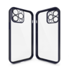 Coverzs Coverzs iPhone 12 Pro Max hoesje clear soft case camera cover (zwart) Coverzs Coverzs iPhone 12 Pro Max hoesje clear soft case camera cover (zwart)