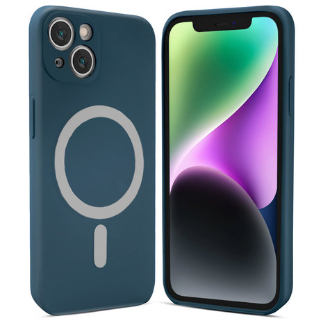 ShieldCase® ShieldCase iPhone 13 Mini Magsafe hoesje siliconen zijde (blauw) ShieldCase® ShieldCase iPhone 13 Mini Magsafe hoesje siliconen zijde (blauw)